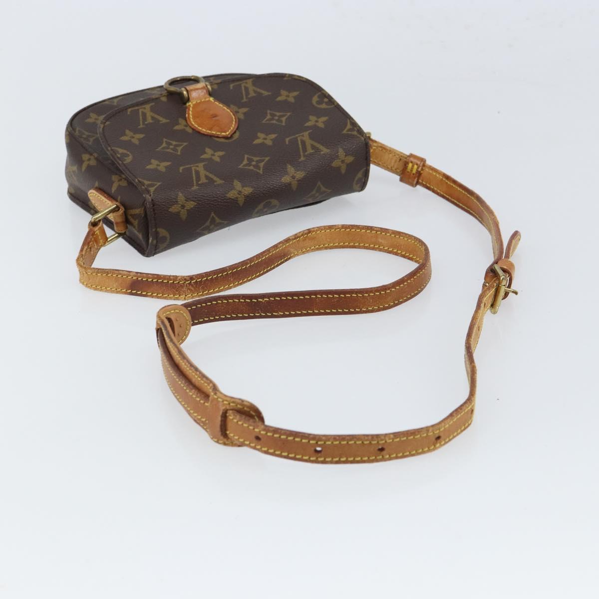 LOUIS VUITTON Monogram Saint Cloud PM Shoulder Bag M51244 LV Auth 166523