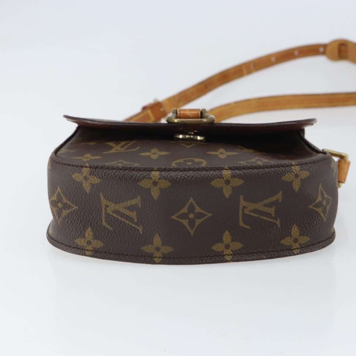 LOUIS VUITTON Monogram Saint Cloud PM Shoulder Bag M51244 LV Auth 166523