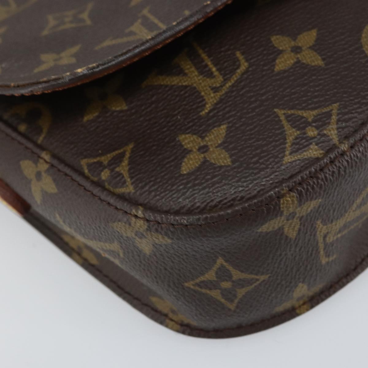 LOUIS VUITTON Monogram Saint Cloud PM Shoulder Bag M51244 LV Auth 166524