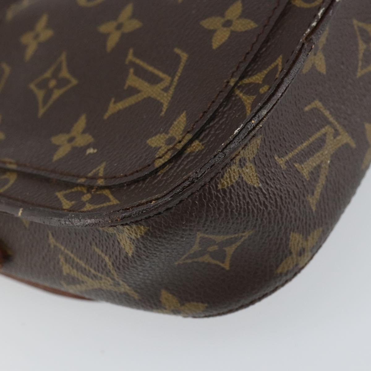 LOUIS VUITTON Monogram Saint Cloud PM Shoulder Bag M51244 LV Auth 166524