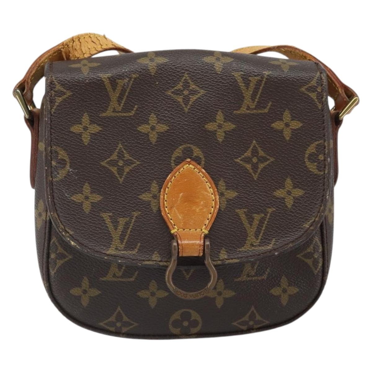 LOUIS VUITTON Monogram Saint Cloud PM Shoulder Bag M51244 LV Auth 166524