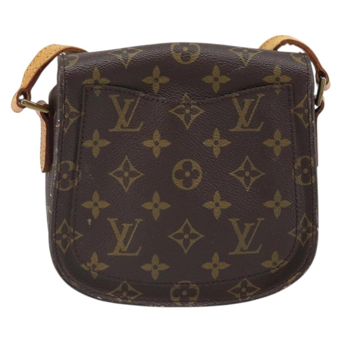 LOUIS VUITTON Monogram Saint Cloud PM Shoulder Bag M51244 LV Auth 166524