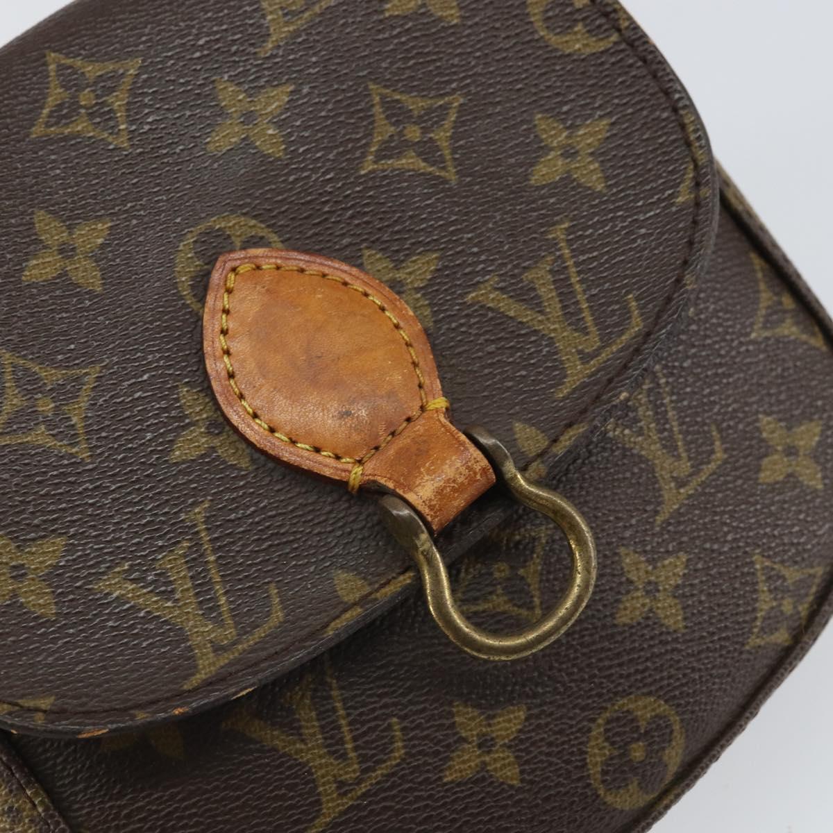 LOUIS VUITTON Monogram Saint Cloud PM Shoulder Bag M51244 LV Auth 166525