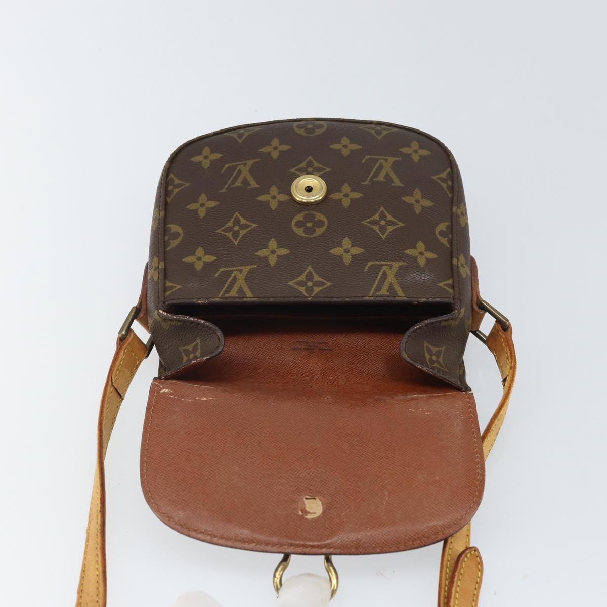 LOUIS VUITTON Monogram Saint Cloud PM Shoulder Bag M51244 LV Auth 166525