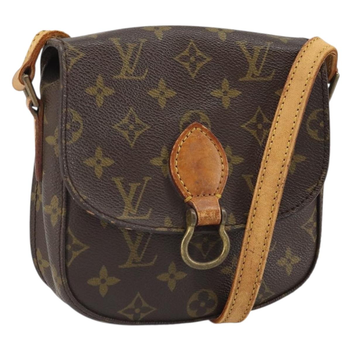 LOUIS VUITTON Monogram Saint Cloud PM Shoulder Bag M51244 LV Auth 166525