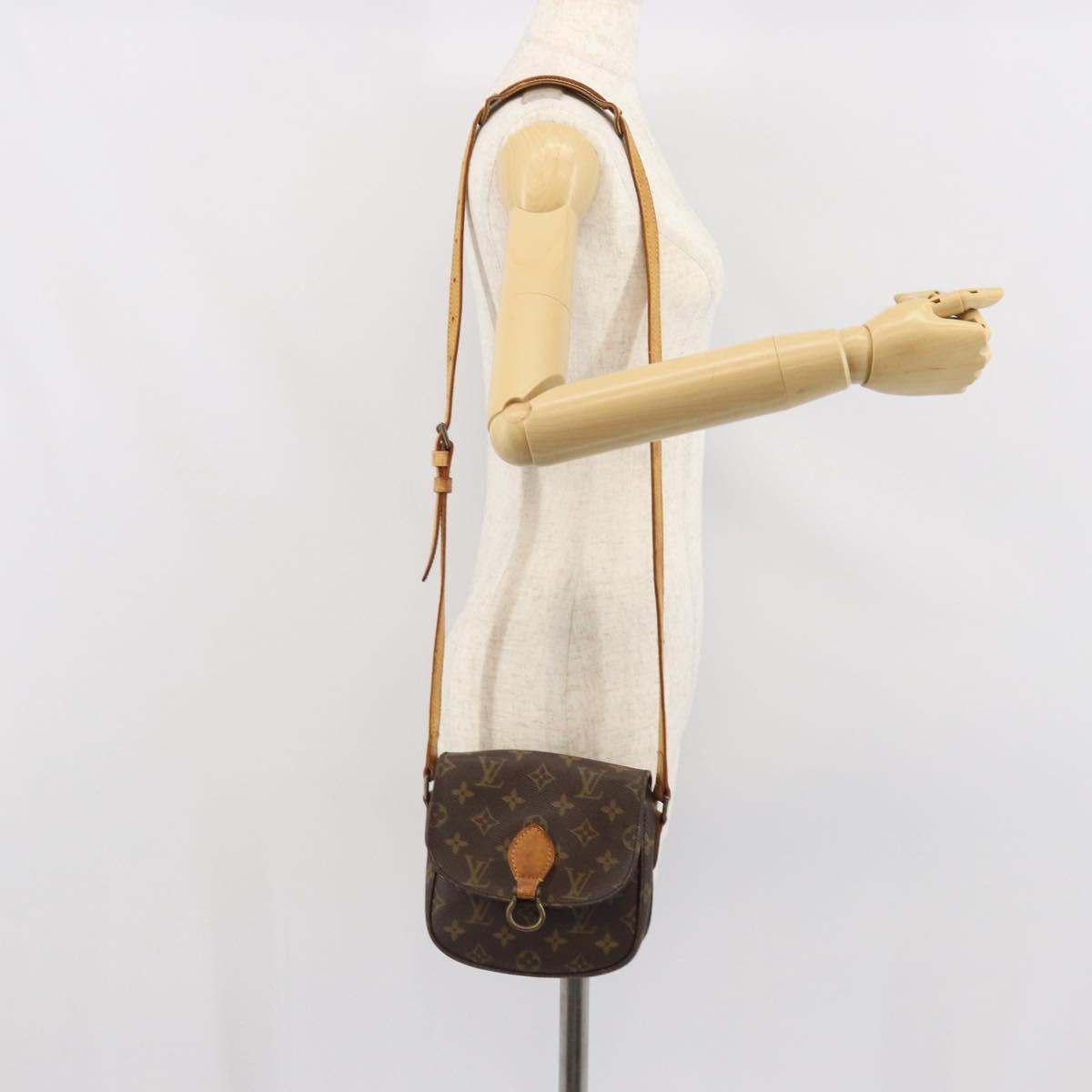 LOUIS VUITTON Monogram Saint Cloud PM Shoulder Bag M51244 LV Auth 166525