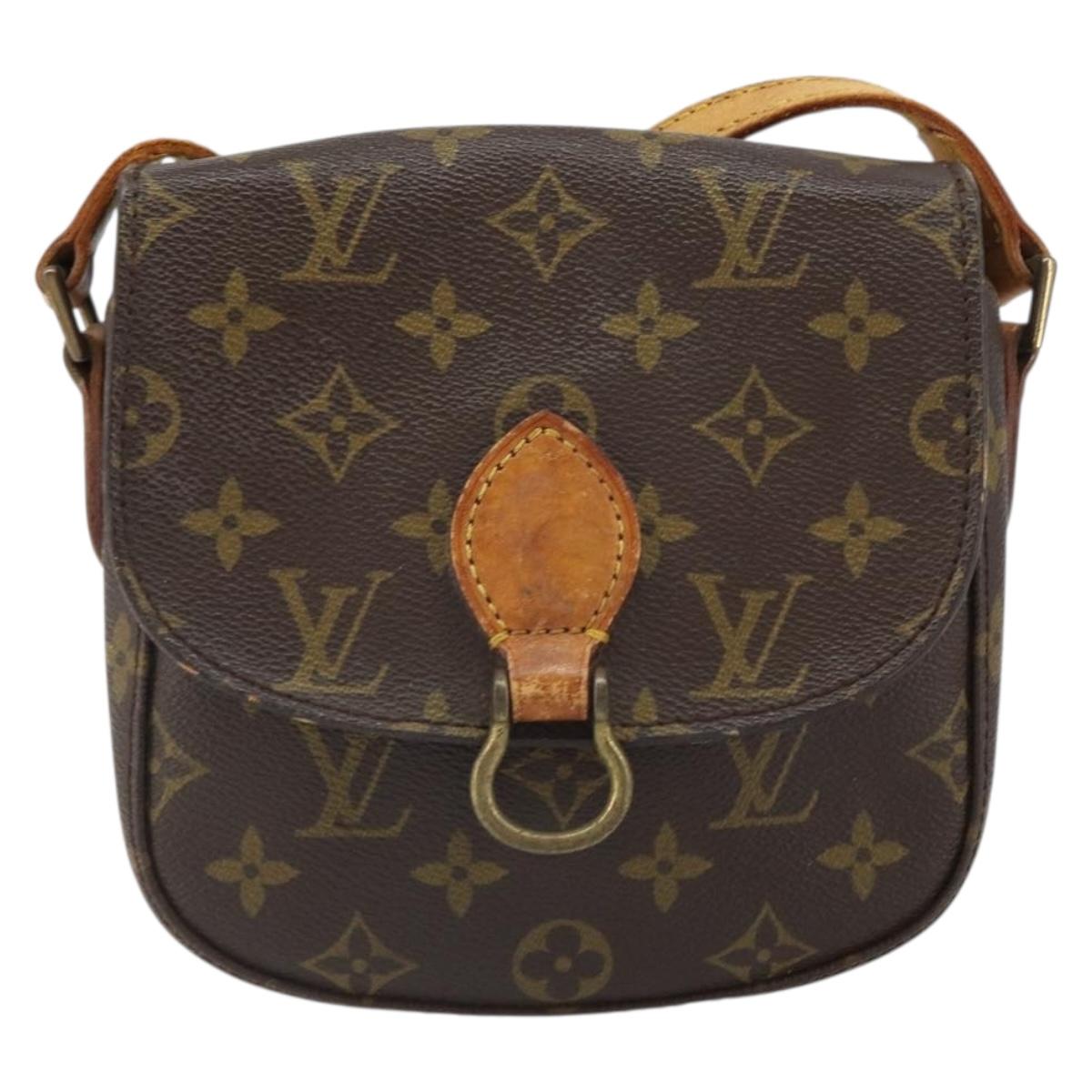 LOUIS VUITTON Monogram Saint Cloud PM Shoulder Bag M51244 LV Auth 166525