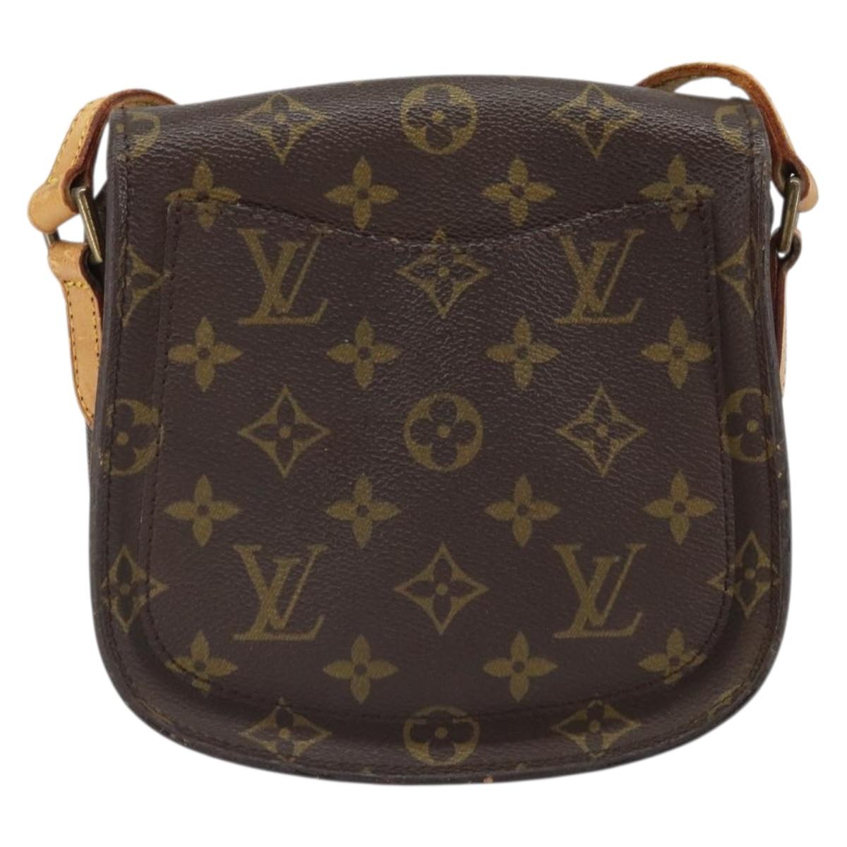 LOUIS VUITTON Monogram Saint Cloud PM Shoulder Bag M51244 LV Auth 166525