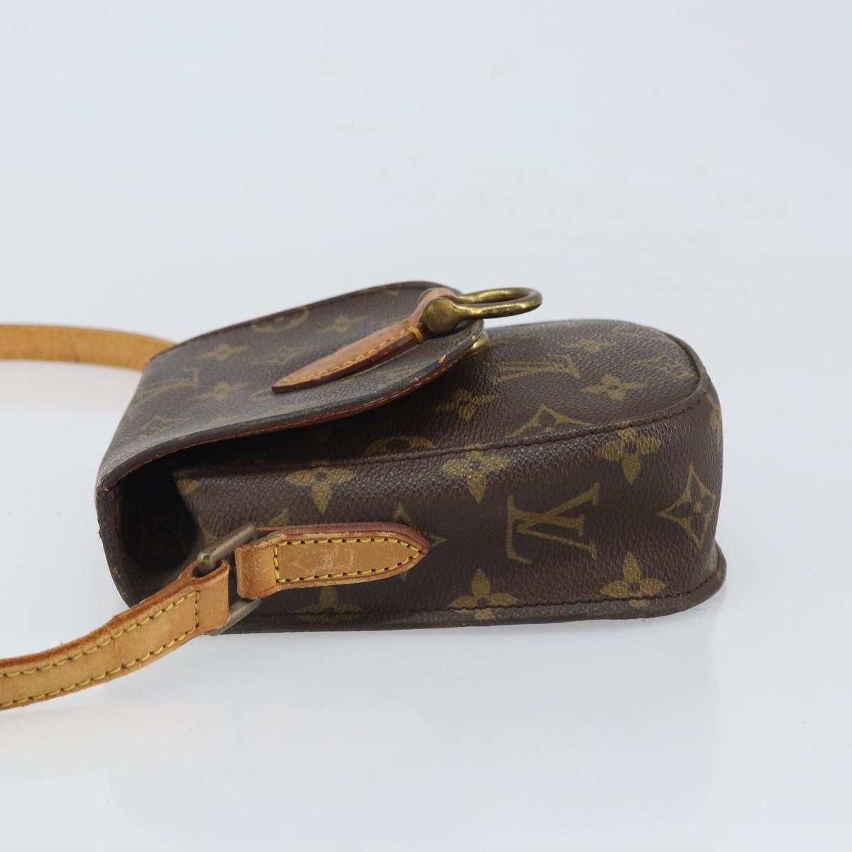 LOUIS VUITTON Monogram Saint Cloud PM Shoulder Bag M51244 LV Auth 166525