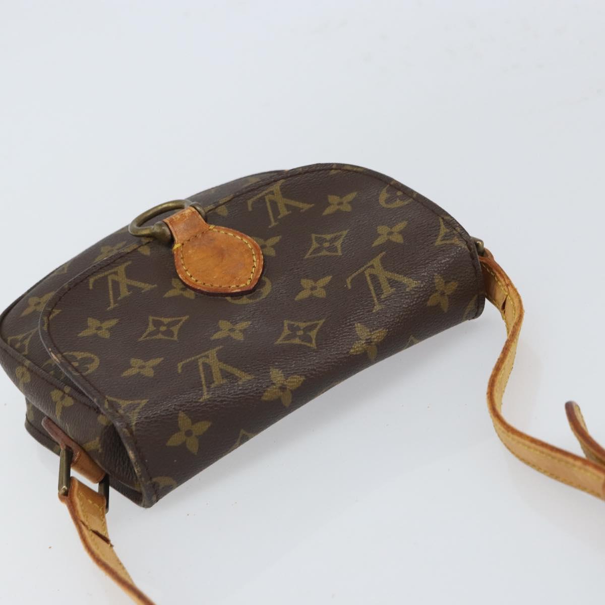 LOUIS VUITTON Monogram Saint Cloud PM Shoulder Bag M51244 LV Auth 166525