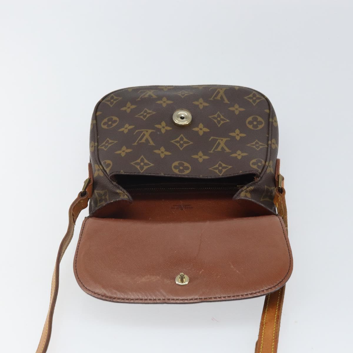 LOUIS VUITTON Monogram Saint Cloud MM Shoulder Bag M51243 LV Auth 166526