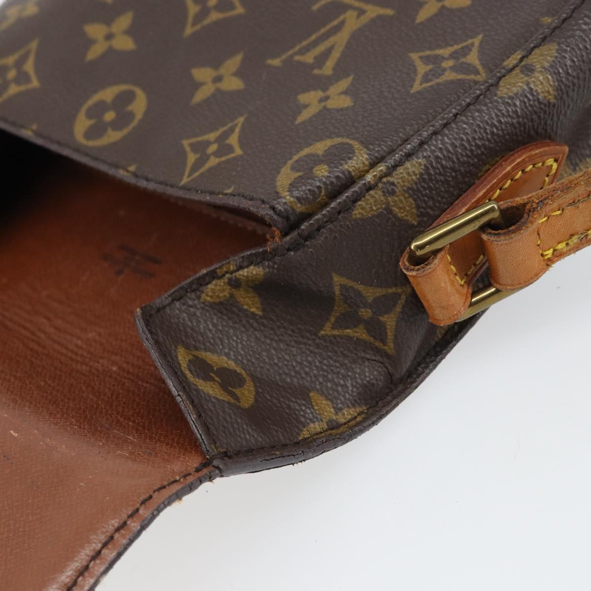LOUIS VUITTON Monogram Saint Cloud MM Shoulder Bag M51243 LV Auth 166526