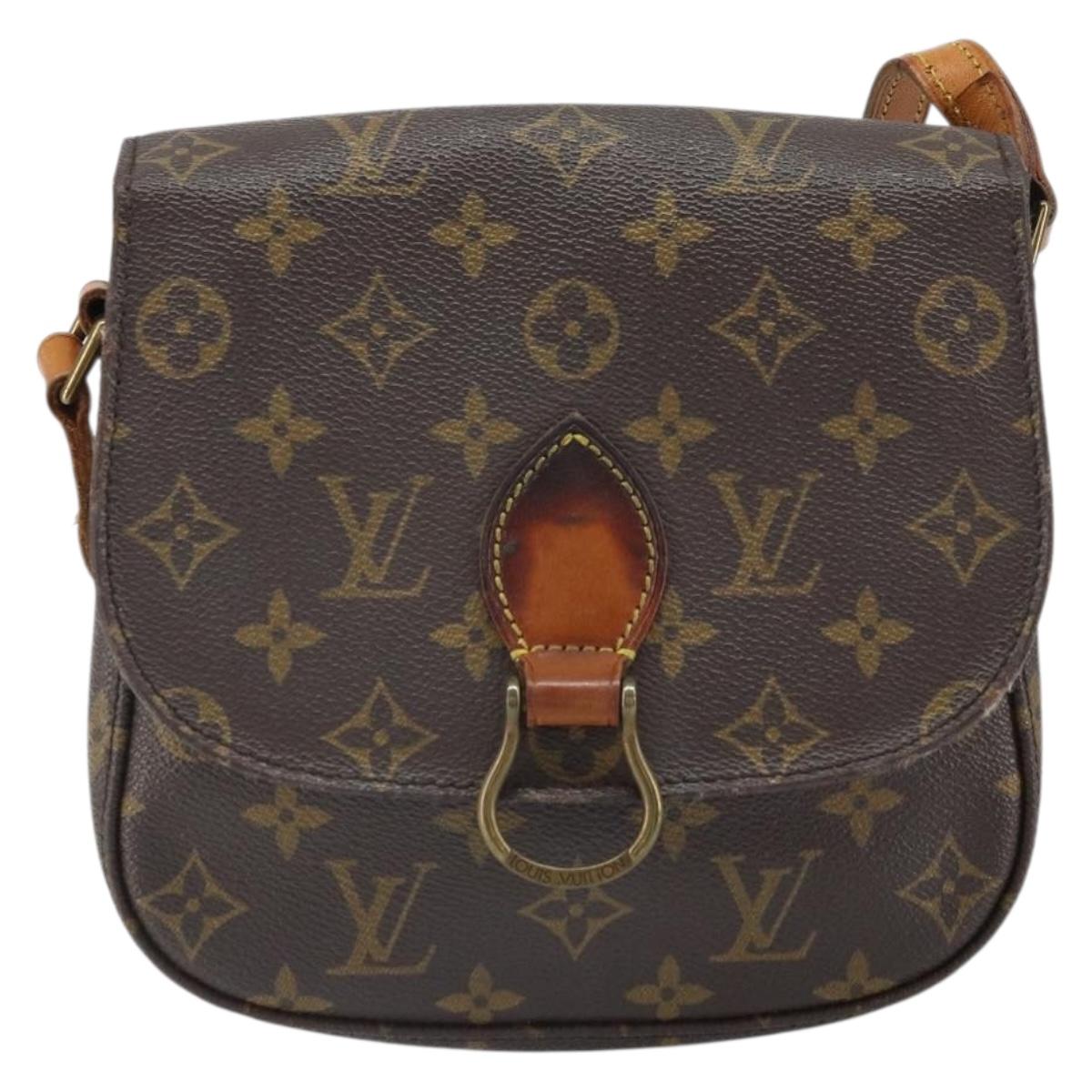 LOUIS VUITTON Monogram Saint Cloud MM Shoulder Bag M51243 LV Auth 166526