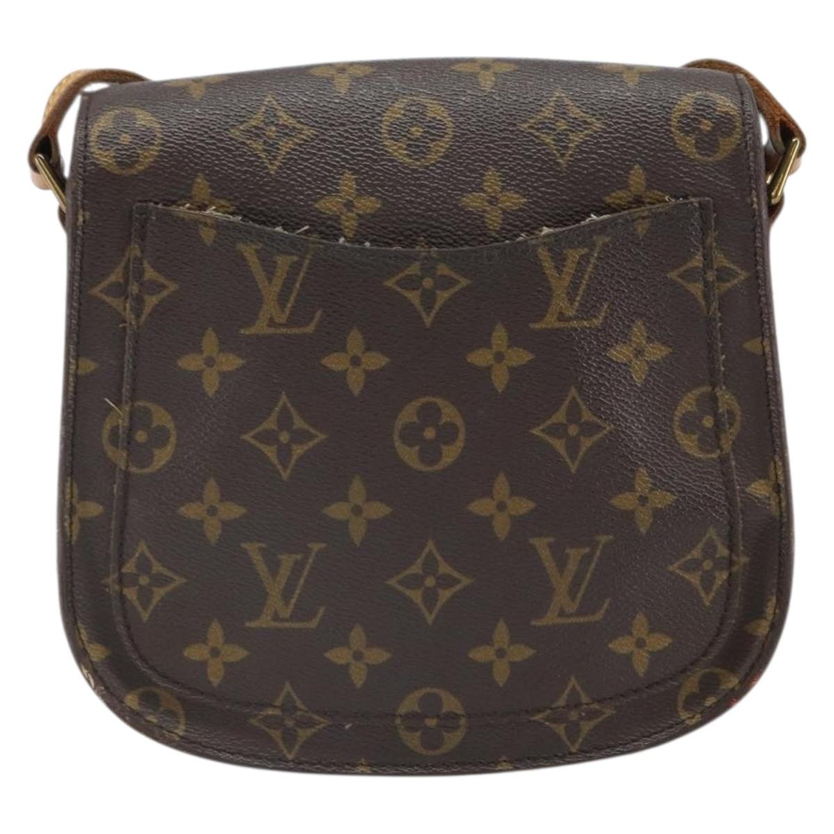 LOUIS VUITTON Monogram Saint Cloud MM Shoulder Bag M51243 LV Auth 166526