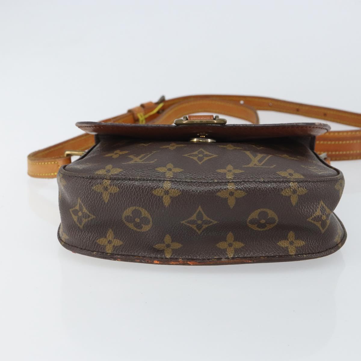 LOUIS VUITTON Monogram Saint Cloud MM Shoulder Bag M51243 LV Auth 166526