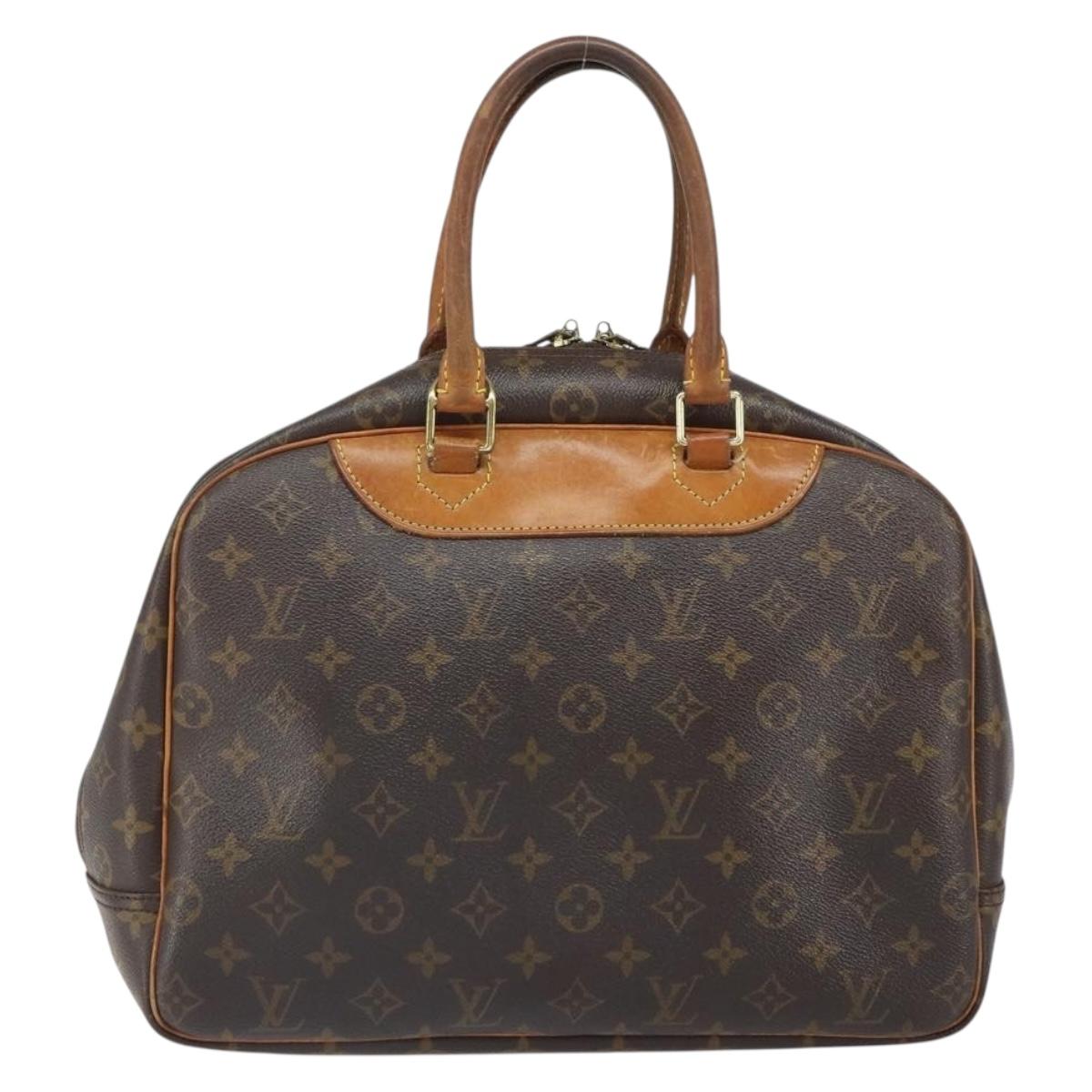 LOUIS VUITTON Monogram Deauville Hand Bag M47270 LV Auth 166538