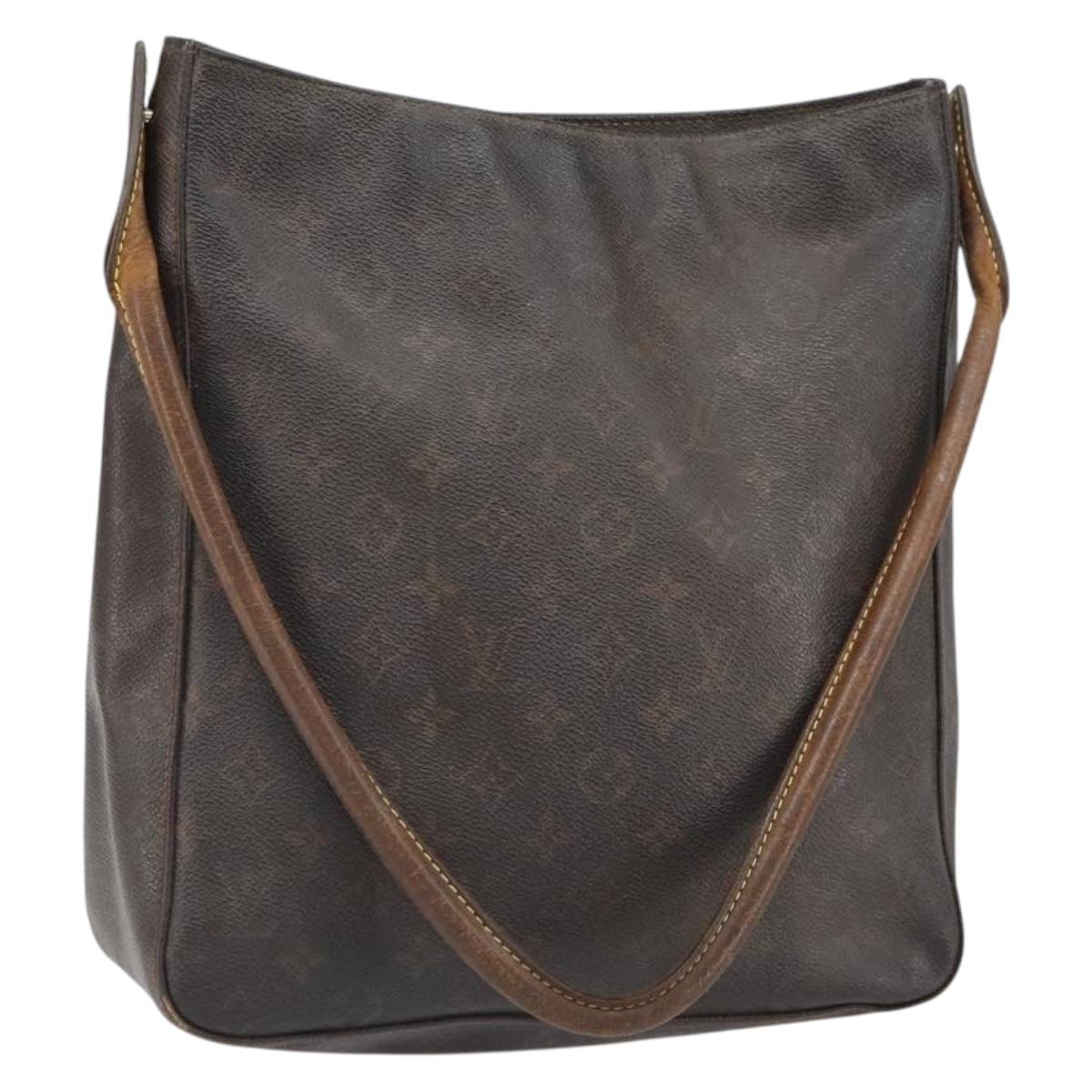 LOUIS VUITTON Monogram Looping GM Shoulder Bag M51145 LV Auth 166544