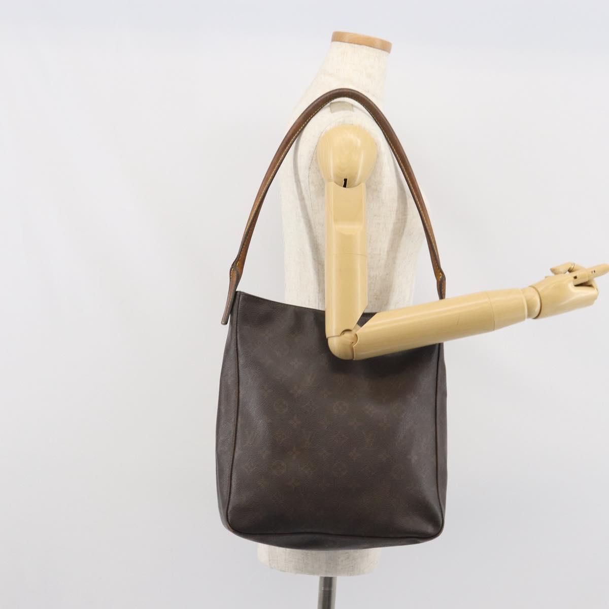 LOUIS VUITTON Monogram Looping GM Shoulder Bag M51145 LV Auth 166544