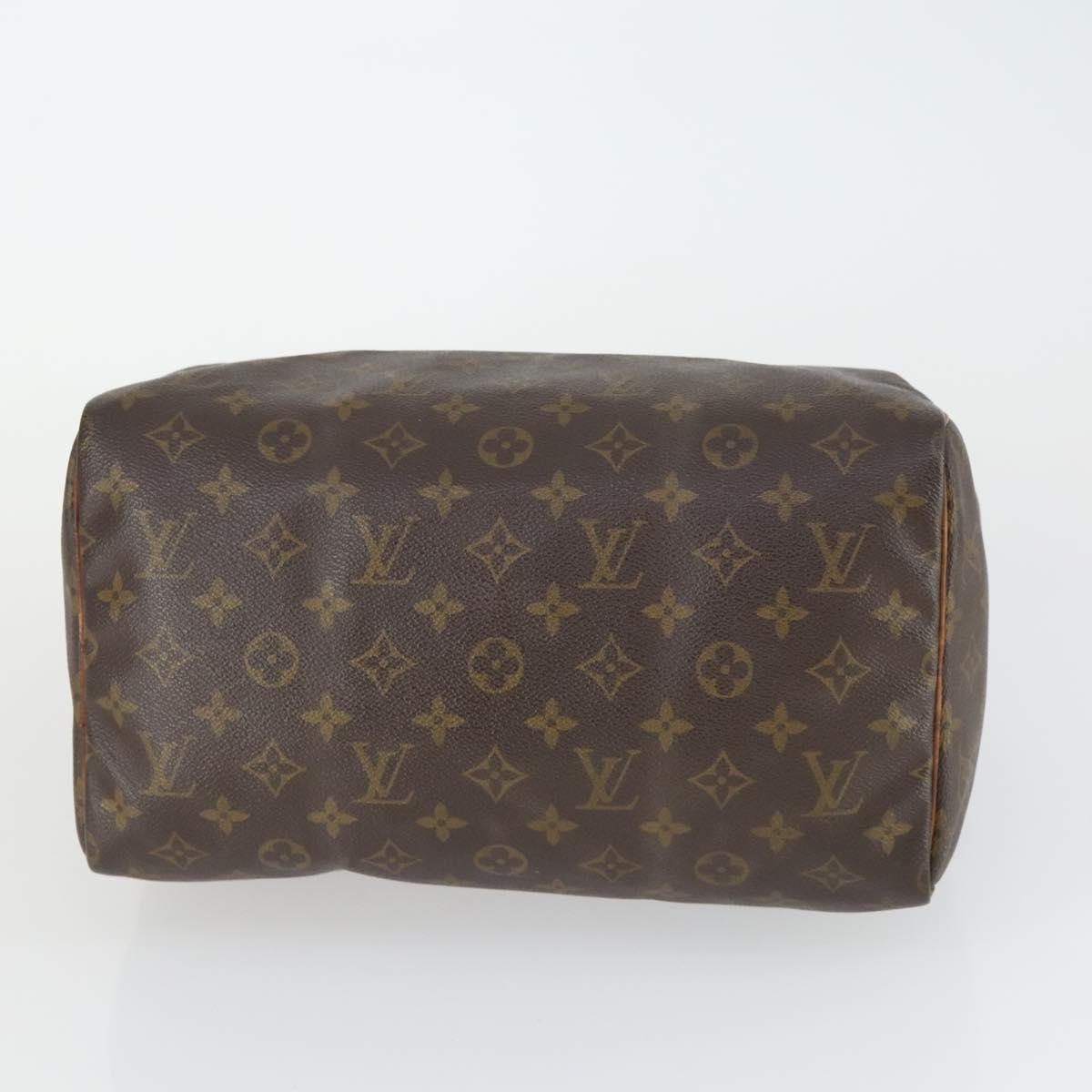 LOUIS VUITTON Monogram Speedy 30 Hand Bag M41526 LV Auth 166546