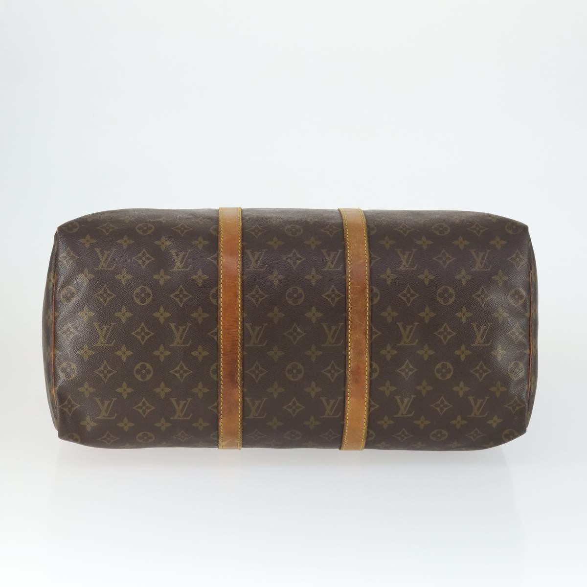 LOUIS VUITTON Monogram Keepall 50 Boston Bag M41426 LV Auth 166549