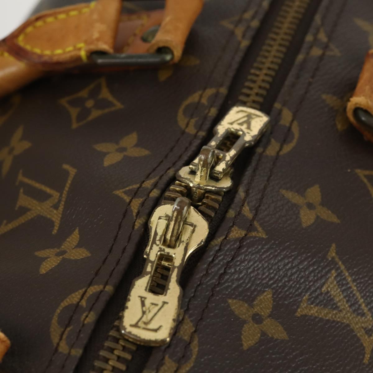LOUIS VUITTON Monogram Keepall Bandouliere 55 Boston Bag M41414 LV Auth 166551
