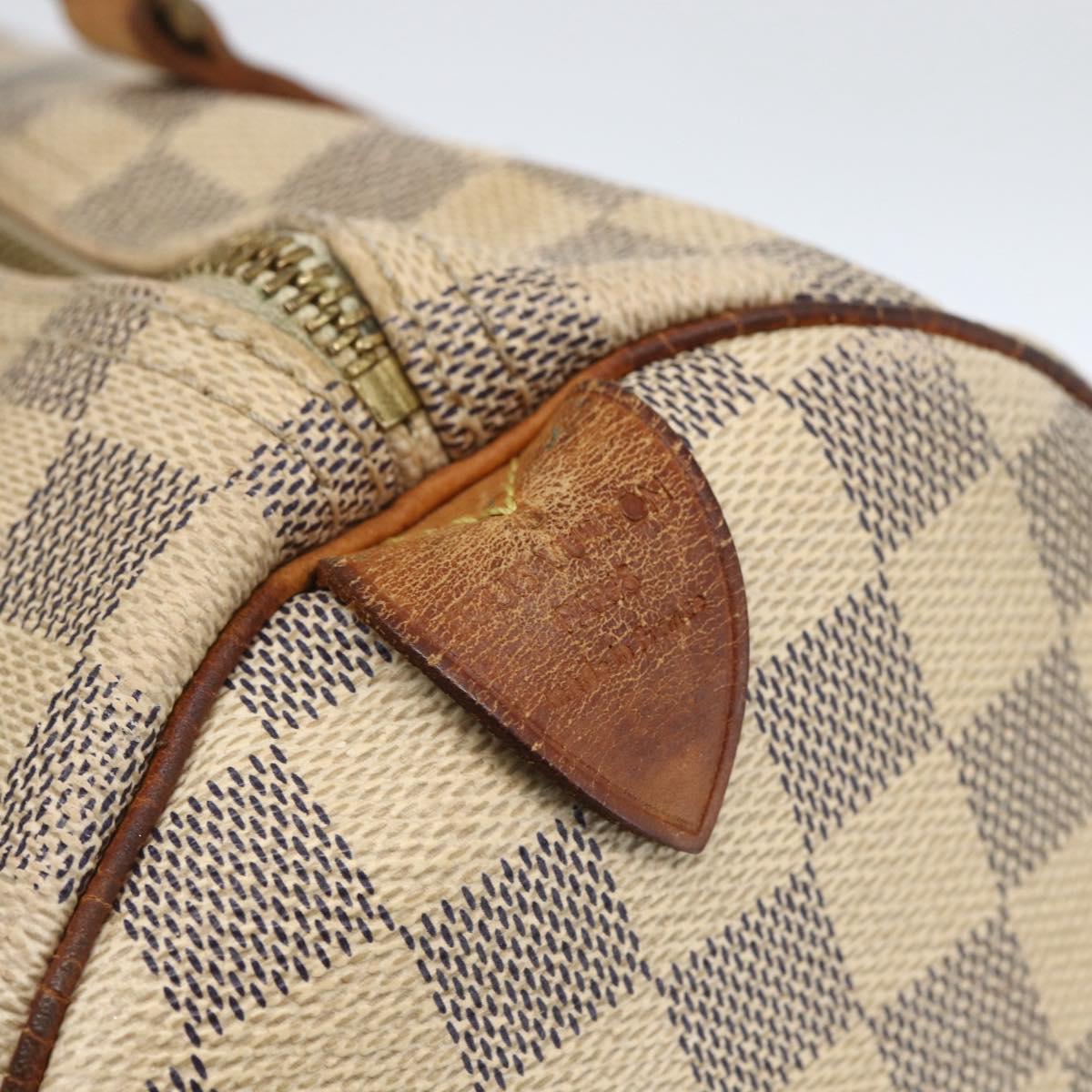 LOUIS VUITTON Damier Azur Speedy 30 Hand Bag N41533 LV Auth 166555