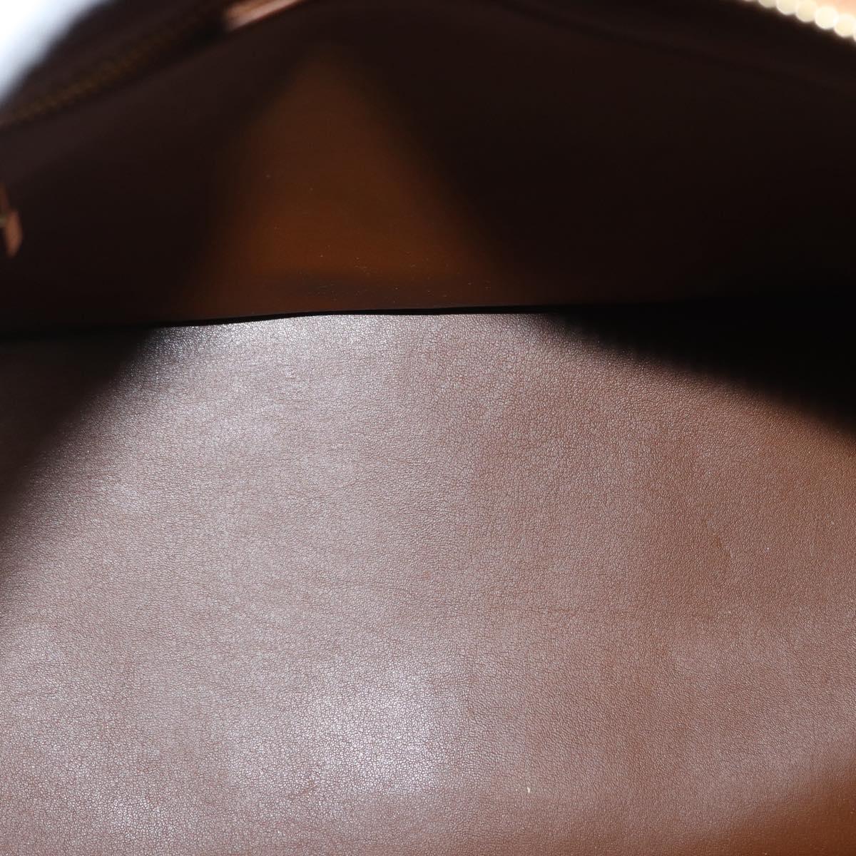 LOUIS VUITTON Monogram Vernis Houston Hand Bag Bronze M91122 LV Auth 166557
