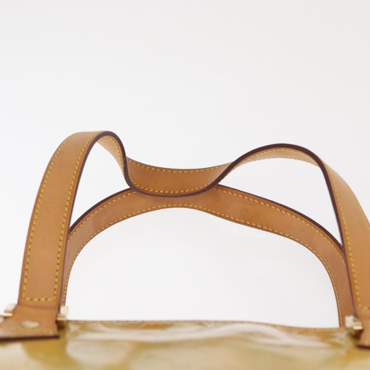 LOUIS VUITTON Monogram Vernis Houston Hand Bag Gris M91053 LV Auth 166559