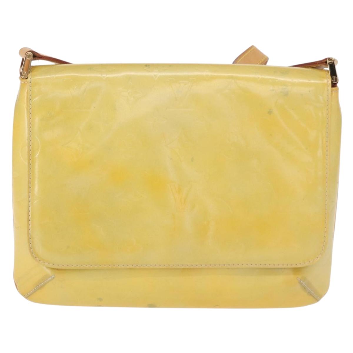 LOUIS VUITTON Monogram Vernis Thompson Street Bag Gris M91008 LV Auth 166566