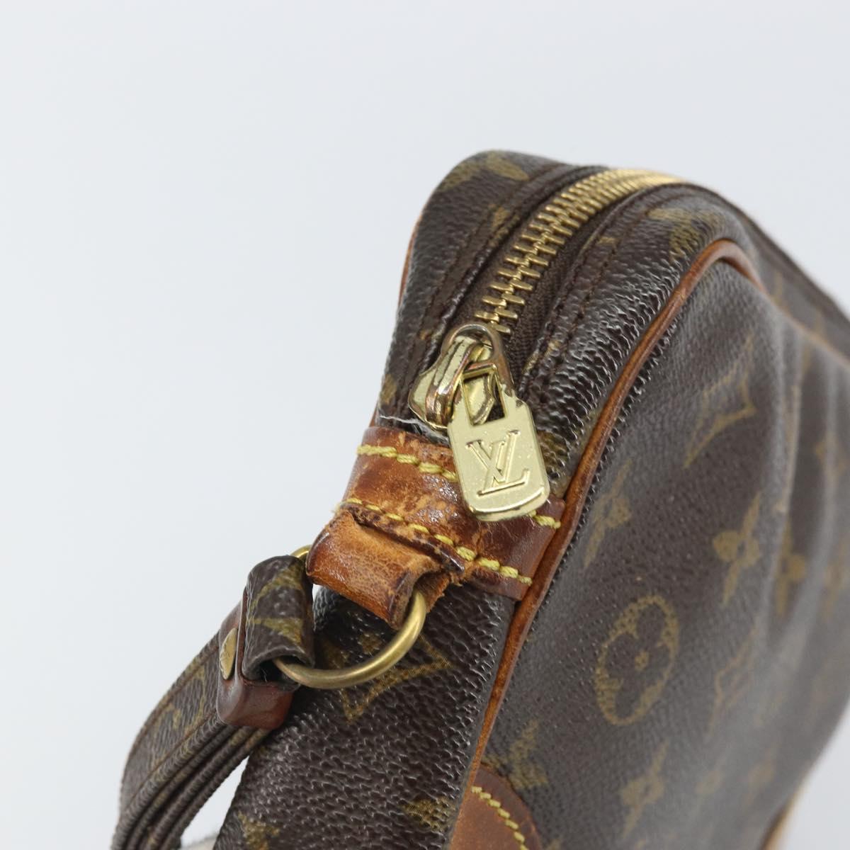 LOUIS VUITTON Monogram Marly Dragonne PM Clutch Bag M51827 LV Auth 166581
