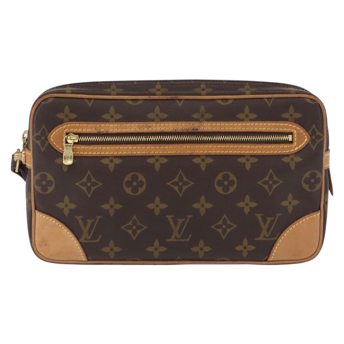LOUIS VUITTON Monogram Marly Dragonne GM Clutch Bag M51825 LV Auth 166582