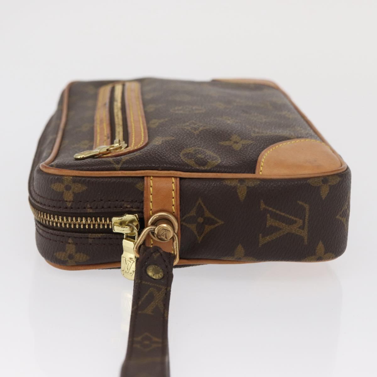 LOUIS VUITTON Monogram Marly Dragonne GM Clutch Bag M51825 LV Auth 166582