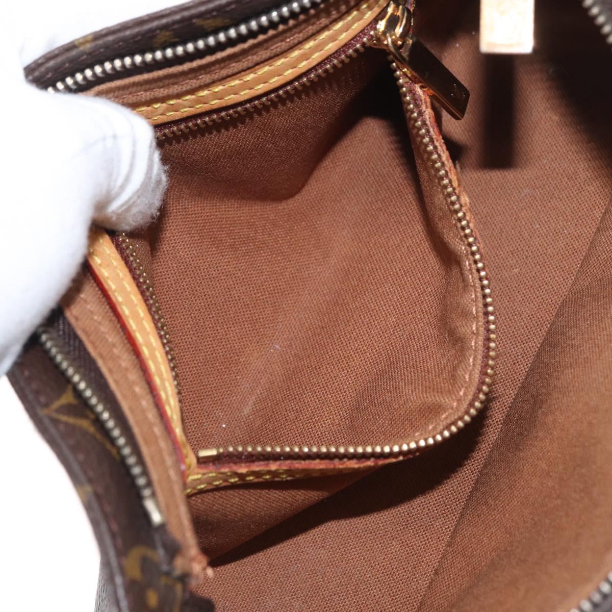 LOUIS VUITTON Monogram Trotteur Shoulder Bag M51240 LV Auth 166586