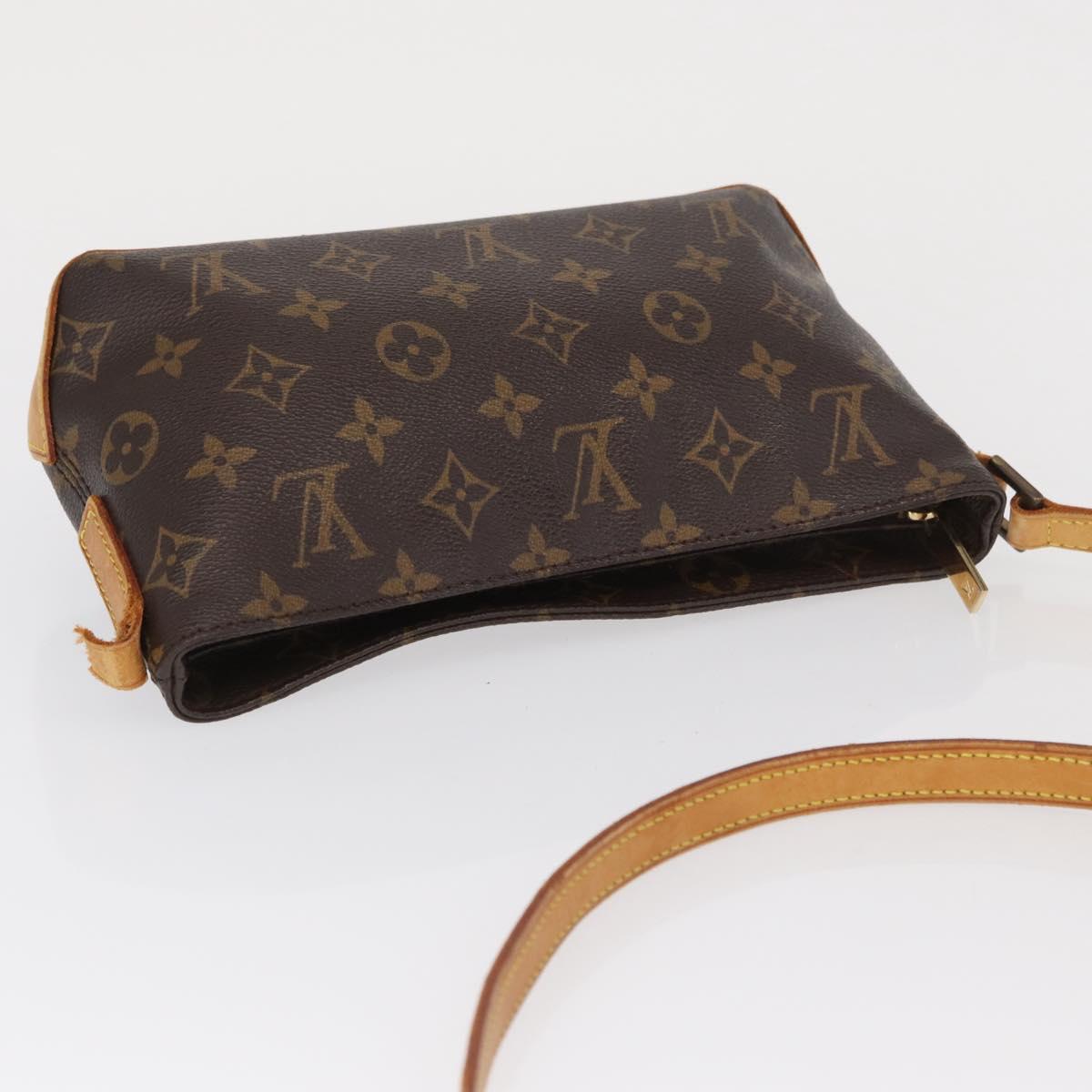 LOUIS VUITTON Monogram Trotteur Shoulder Bag M51240 LV Auth 166586
