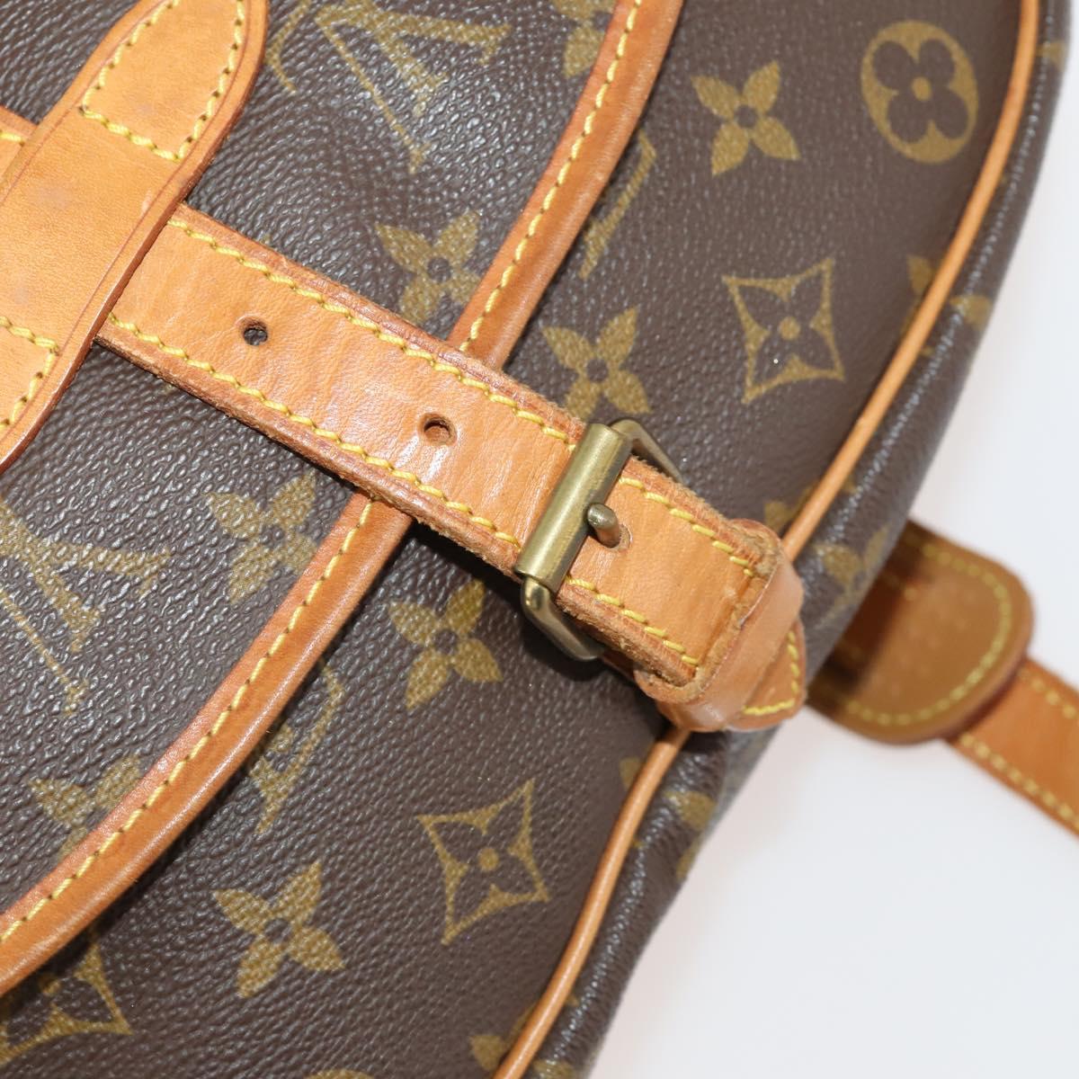 LOUIS VUITTON Monogram Saumur 30 Shoulder Bag M42256 LV Auth 166593