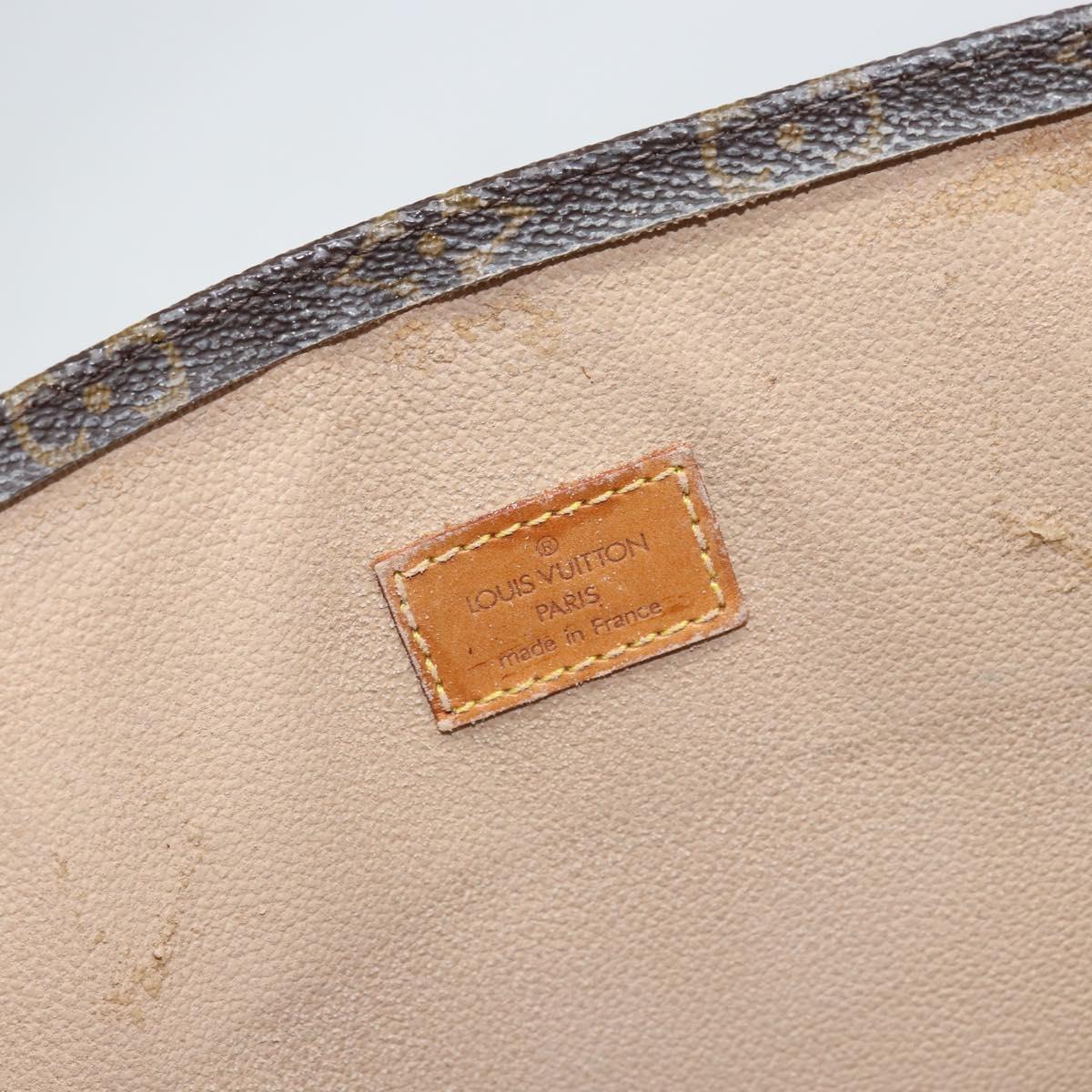 LOUIS VUITTON Monogram Sac Plat Hand Bag M51140 LV Auth 166601