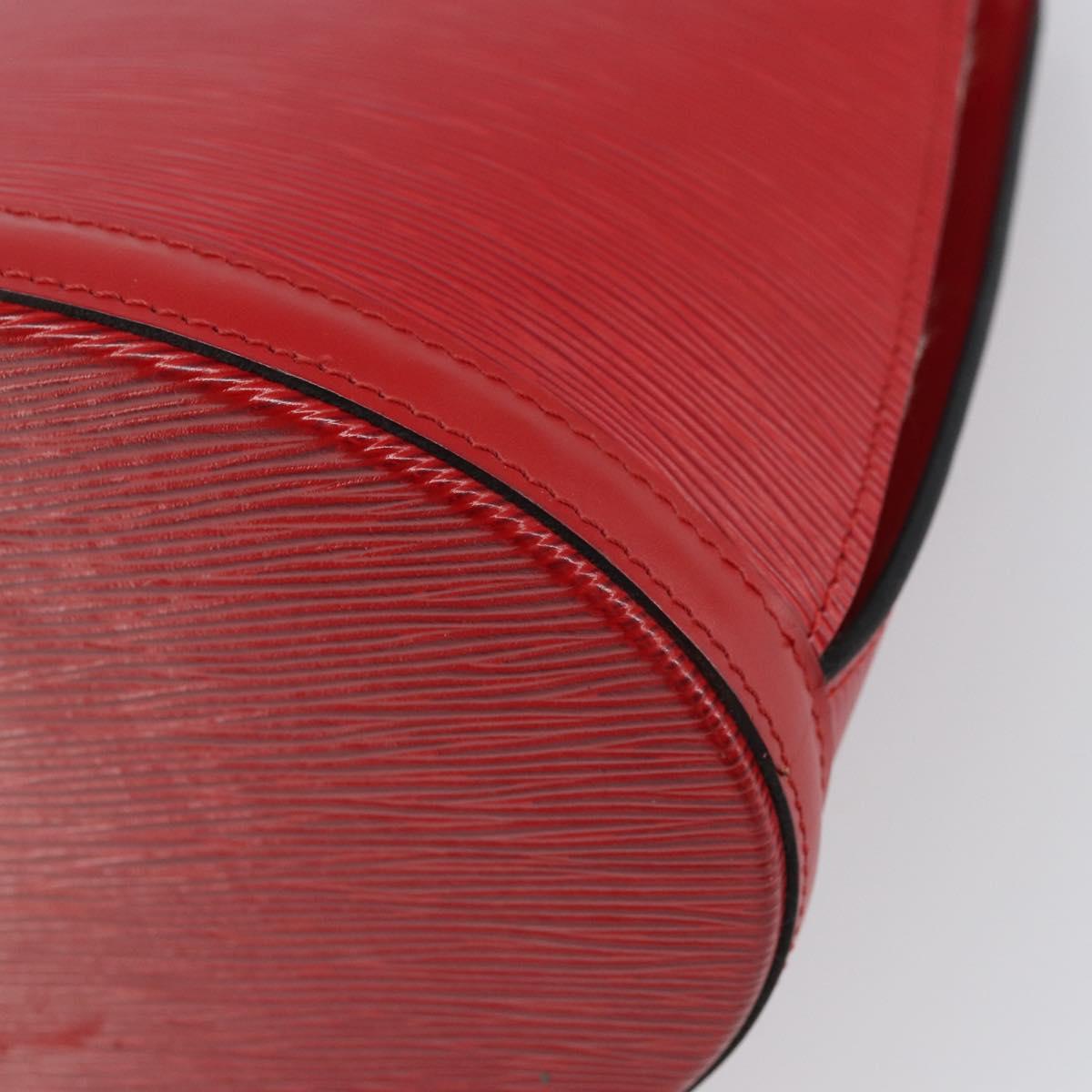 LOUIS VUITTON Epi Cluny Shoulder Bag Red M52257 LV Auth 166617