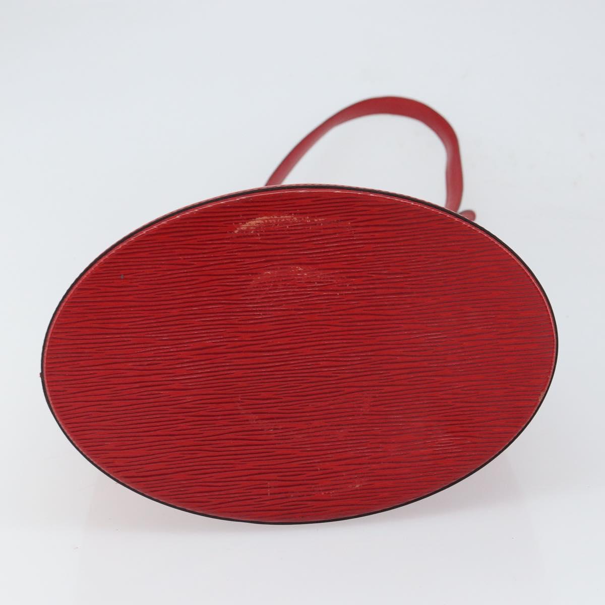 LOUIS VUITTON Epi Cluny Shoulder Bag Red M52257 LV Auth 166617