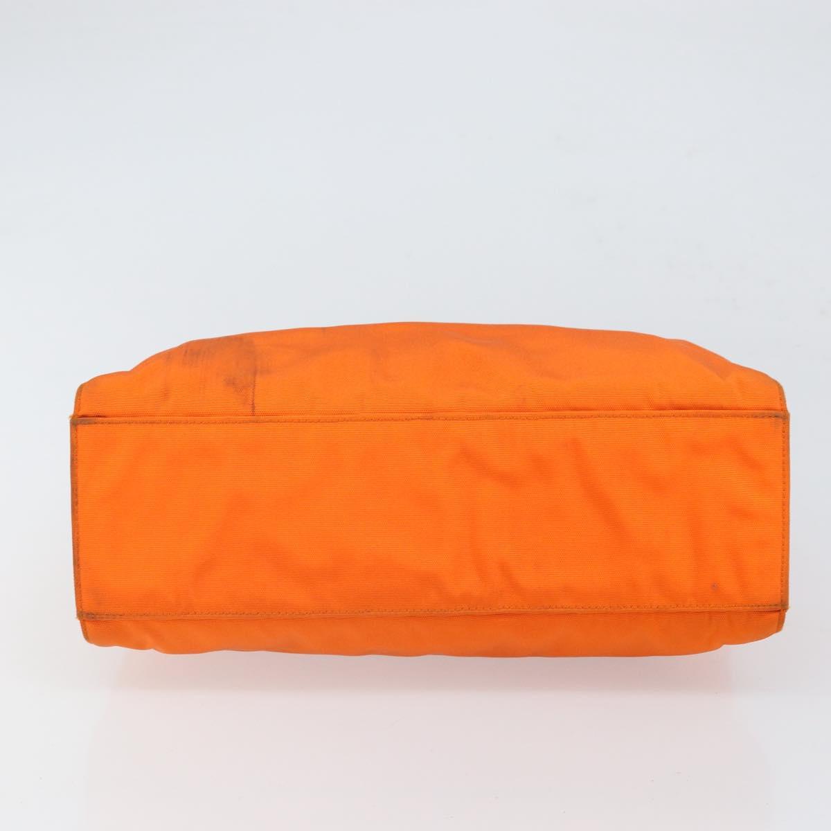 GUCCI Bamboo Hand Bag Canvas Orange 002 1016 2123 Auth 166672