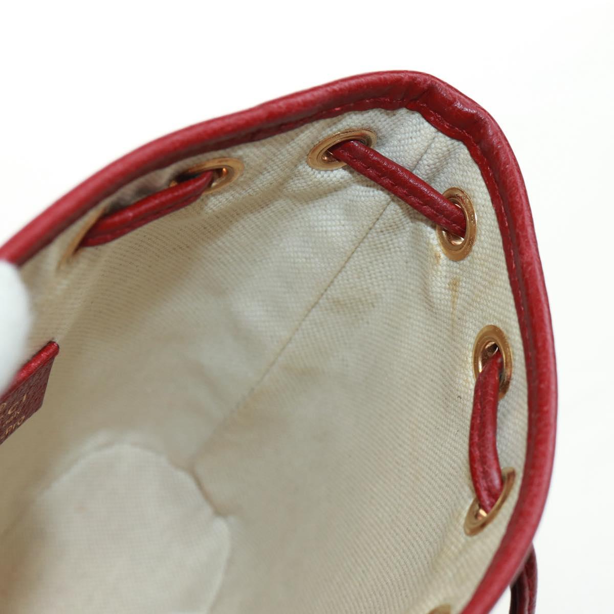 GUCCI Micro GG Supreme Doraemon collaboration Bag PVC Beige 647801 Auth 166733SAM