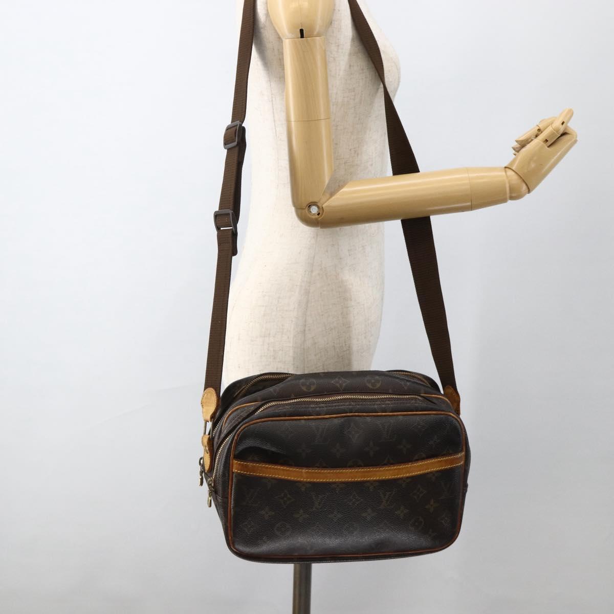 LOUIS VUITTON Monogram Reporter PM Shoulder Bag M45254 LV Auth 166804
