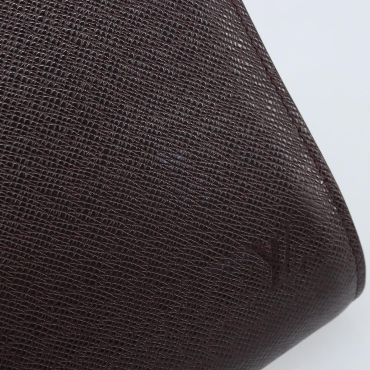 LOUIS VUITTON Taiga Baikal Clutch Bag Grizzly M30188 LV Auth 166830