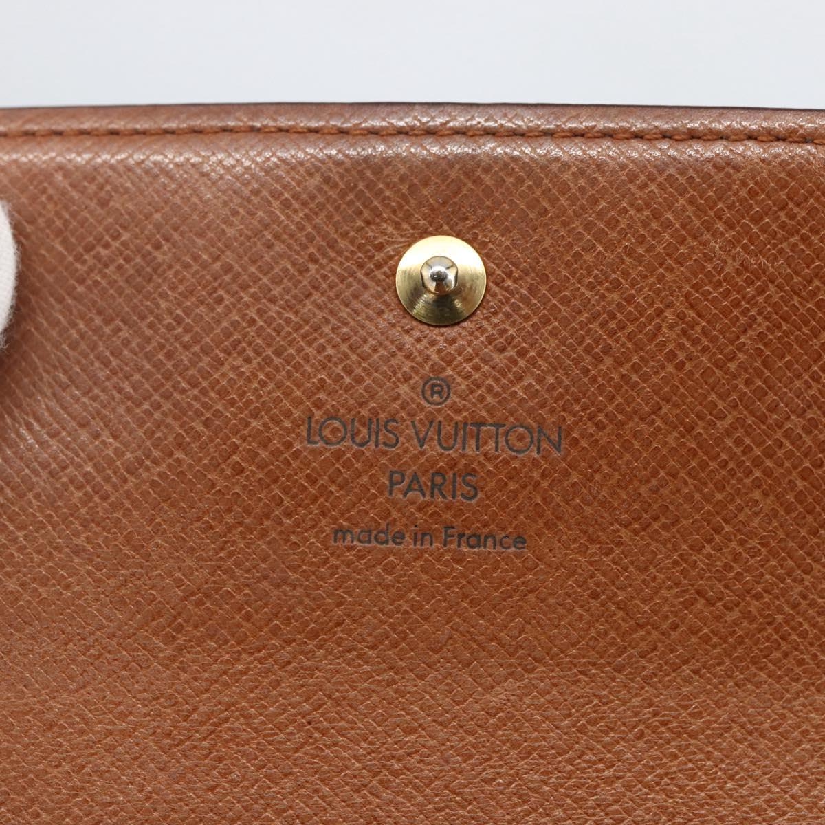 LOUIS VUITTON Monogram Porte Monnaie Bier Cartes Crdit M61652 LV Auth 166845
