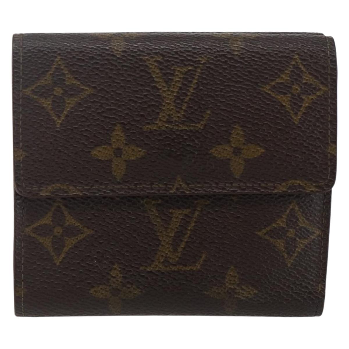 LOUIS VUITTON Monogram Porte Monnaie Bier Cartes Crdit M61652 LV Auth 166845