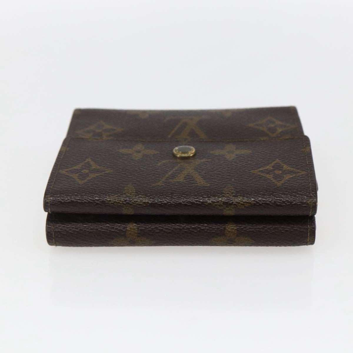 LOUIS VUITTON Monogram Porte Monnaie Bier Cartes Crdit M61652 LV Auth 166845
