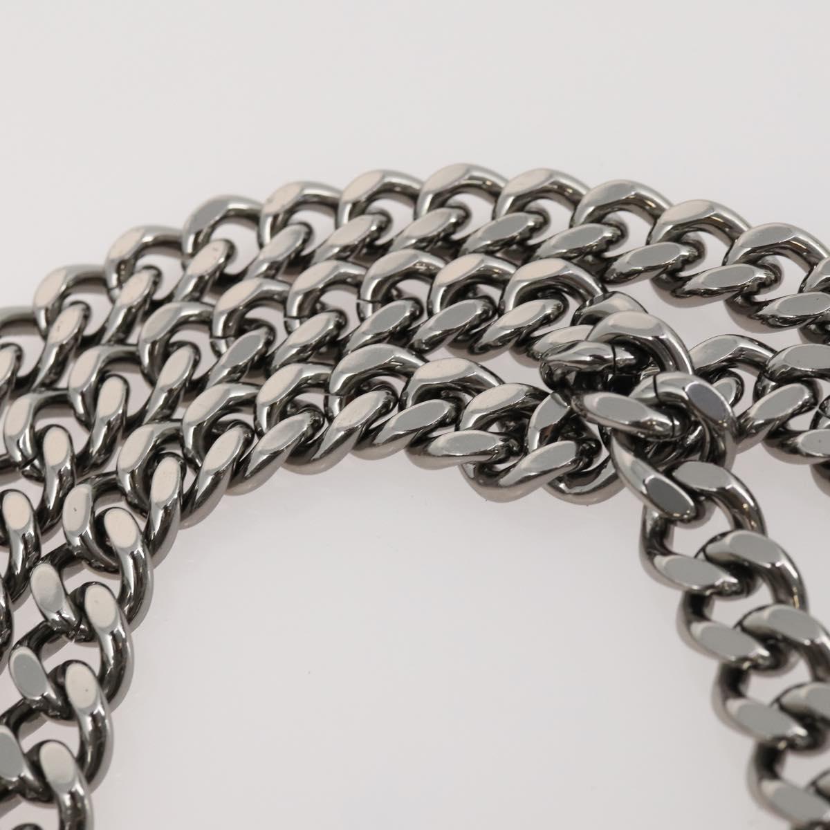 Stella MacCartney Chain Falabella Bag polyester 2way Gray 234387 Auth 166859