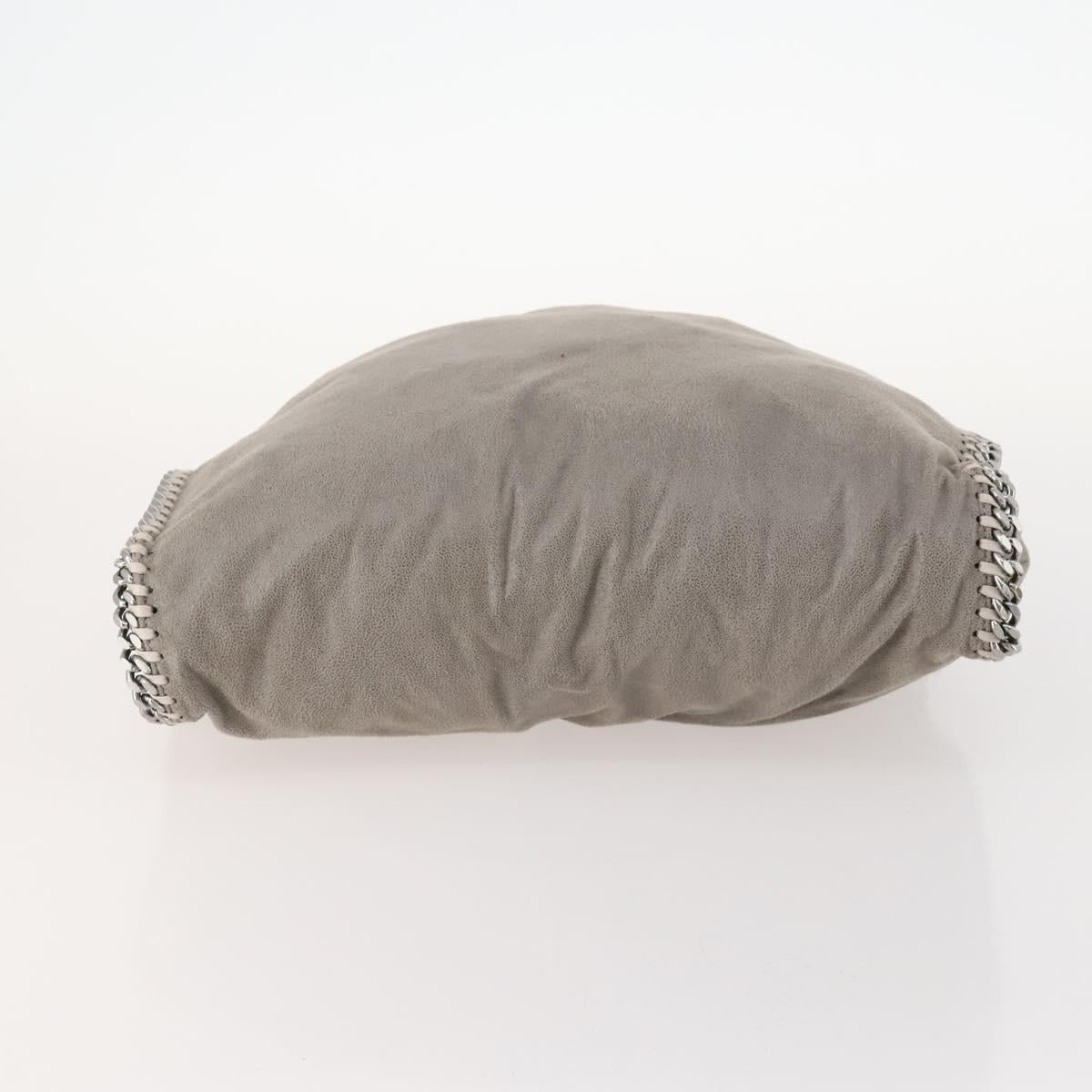 Stella MacCartney Chain Falabella Bag polyester 2way Gray 234387 Auth 166859