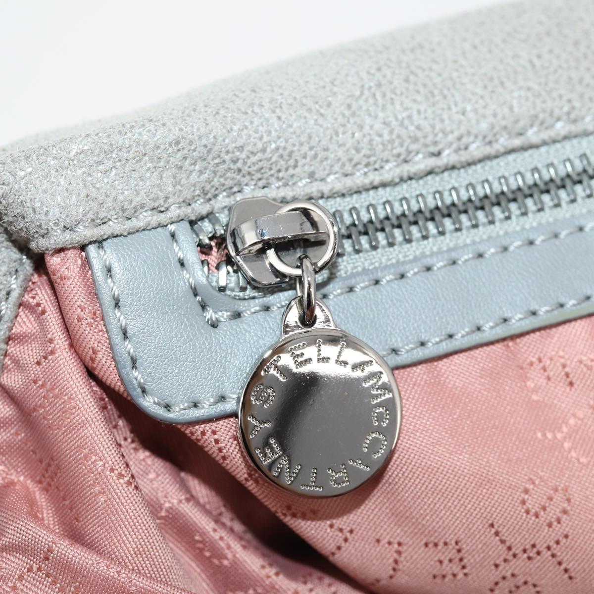 Stella MacCartney Chain Falabella Bag polyester 2way Gray 234387 Auth 166859