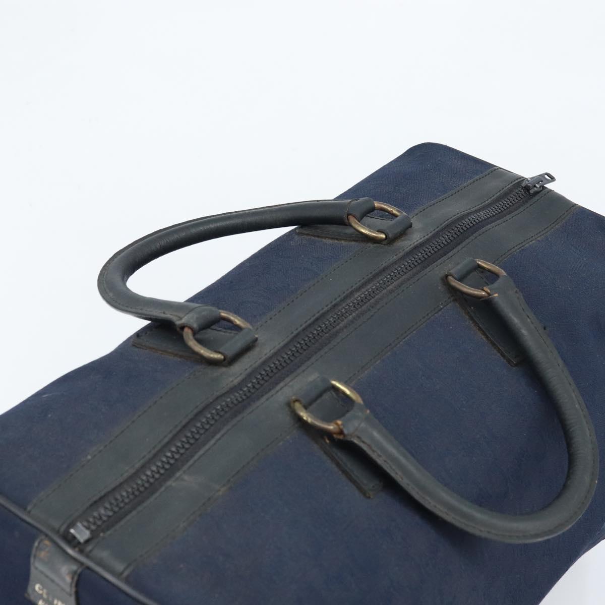 CELINE C Sulky Boston Bag Canvas Navy Auth 166863