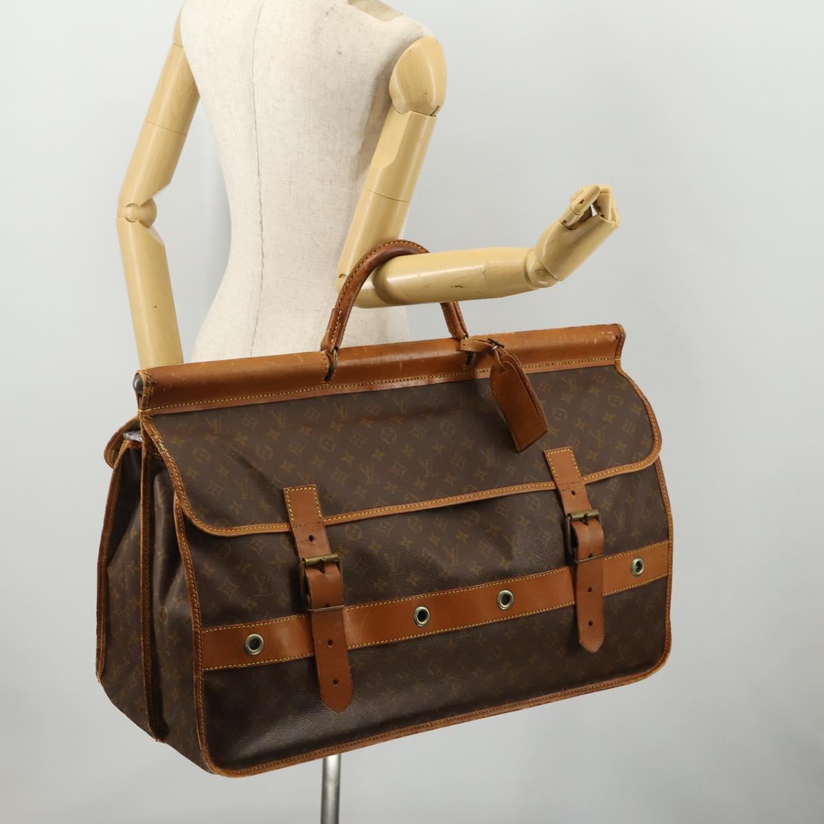LOUIS VUITTON Monogram Shaqsus Boston Bag M41140 LV Auth 166864